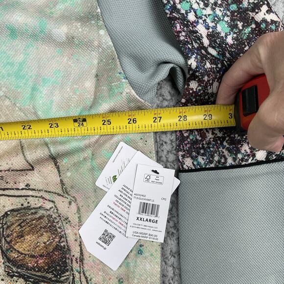 Volcom x Bryan Iguchi Shirt Mens XXL Gray Tokyo True To This Art Pullover Skater - Picture 6 of 10